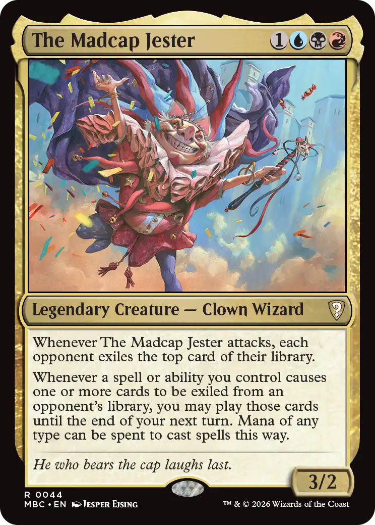 The Madcap Jester — official card image