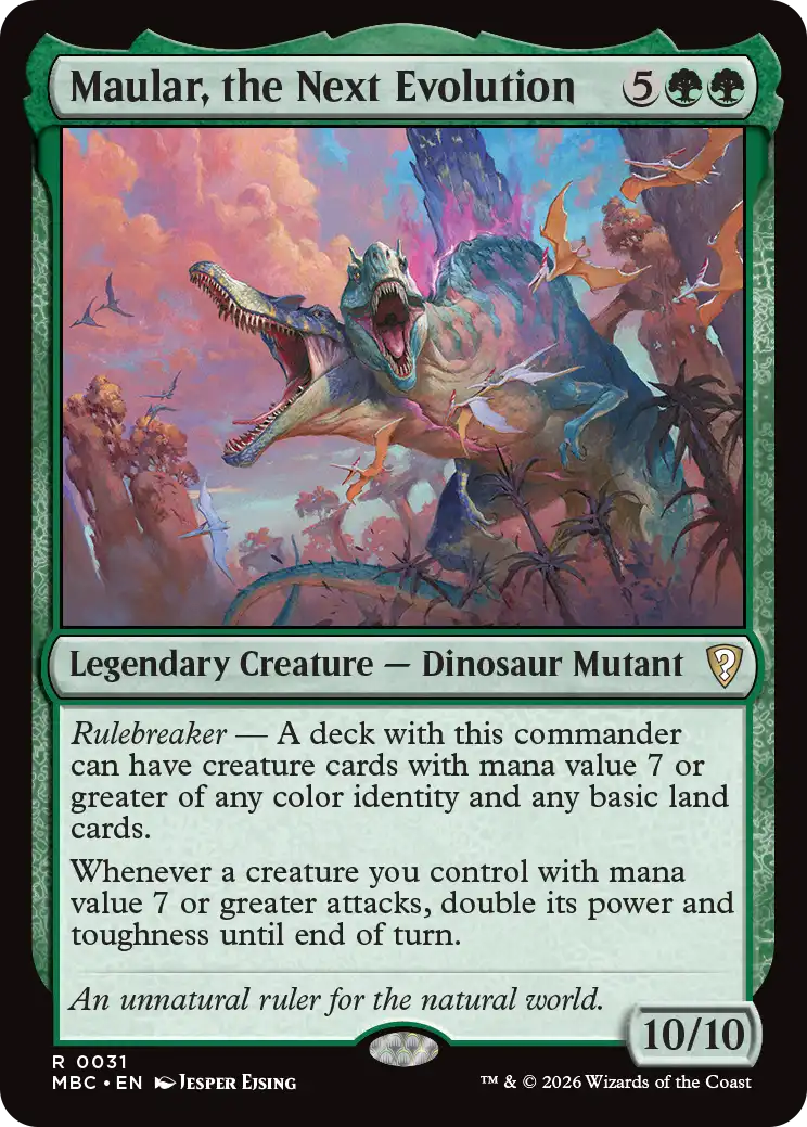 Maular, the Next Evolution — official card image