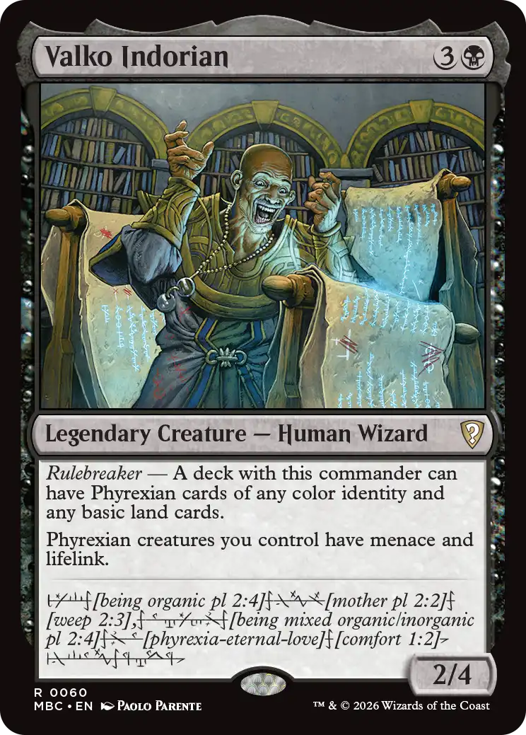 Valko Indorian — official card image